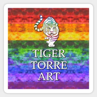 Tiger Torre Art Spectrum Logo Sticker